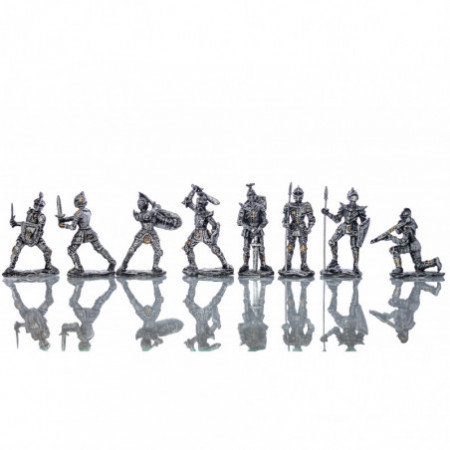 Set mit 8 Metallfiguren für...