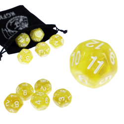 RPG Würfel Goldener Kelch...