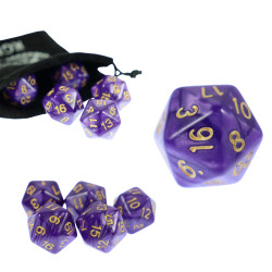 RPG Würfel Amethyst Tal...