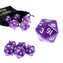RPG Würfel Lila...