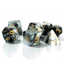 RPG Würfel Marmor Krieg Set...