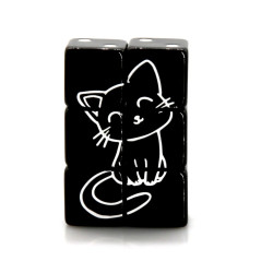 RPG Würfel Schwarze Katze...