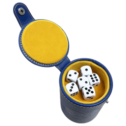 Set zum Würfeln Lederbecher...
