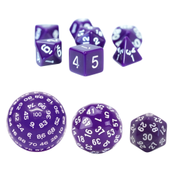 RPG Würfel Lila Set 10...