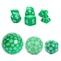 RPG Würfel Grünes Set 10...