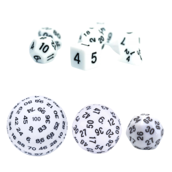 RPG Würfel Weißes Set 10...