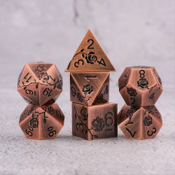 RPG Würfel Dornenlos Set 7...