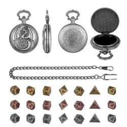 Metallene Taschenuhr Box...
