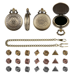 Metallene Taschenuhr Box...