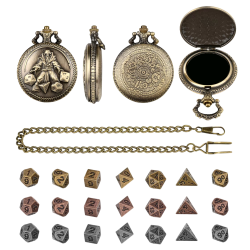 Metallene Taschenuhr Box...
