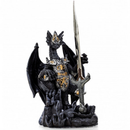 Metallfigur Drache mit...