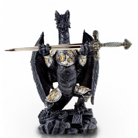 Metallfigur Drache mit...