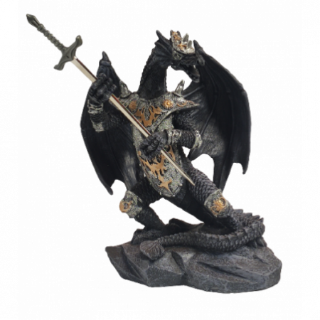 Metallfigur Drache mit...