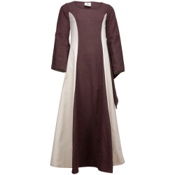 BAUMWOLLKLEID CALLA - BRAUN...