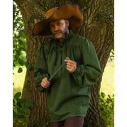 HEMD ANSGAR - GRÜN XL LARP