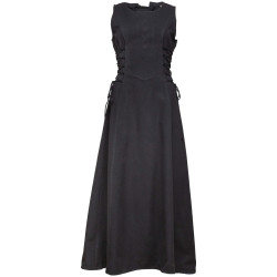 LEINENKLEID UMA - SCHWARZ...