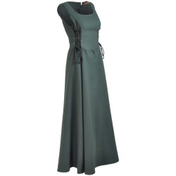 LEINENKLEID UMA - GRÜN S LARP
