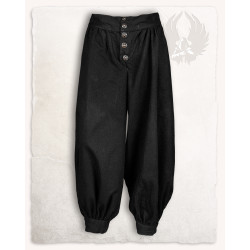 LEINENHOSE ATAMAN - SCHWARZ...
