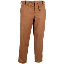 ROCCO WOLLE HOSE - BRAUN...