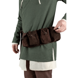 WILDLEDERGÜRTEL MIT TASCHEN...