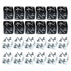 Set 24 Würfel W6 1,6 cm...