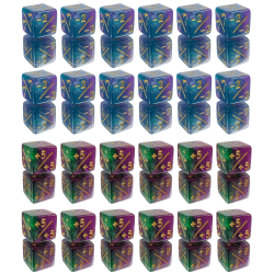 Set 24 Würfel W6 1,6 cm...