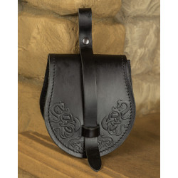 LEDER MITTLERE GÜRTELTASCHE...