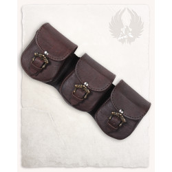 LEDER GÜRTELTASCHE SET LEON...