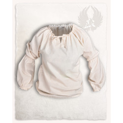 LEINENBLUSE KARA - BEIGE L...