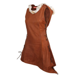 LEDERKLEID MIT KAPUZE FREYA...