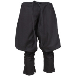 LEINENHOSE KETILL - SCHWARZ...