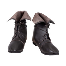 LEDER SCHUHE JOHANN - BRAUN...