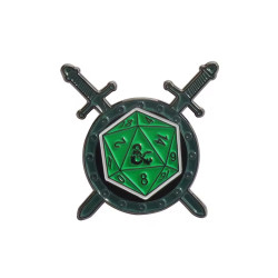 Metall RPG Anstecker DND -...