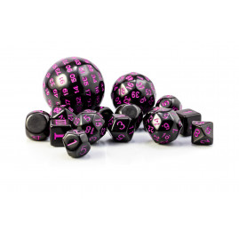 RPG Würfel Schwarz-Lila Set...