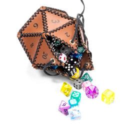 BRAUNE LEDERTASCHE...