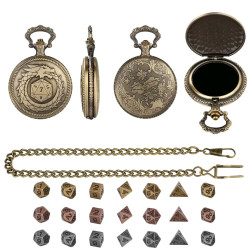 Metallene Taschenuhr Box...