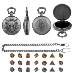 Metallene Taschenuhr Box...