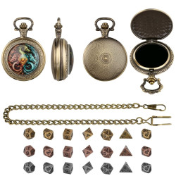 Metallene Taschenuhr Box...