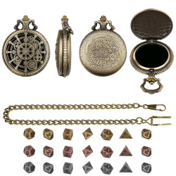 Metallene Taschenuhr Box...