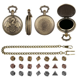 Metallene Taschenuhr Box...