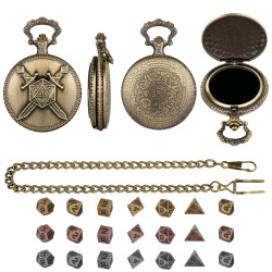 Metallene Taschenuhr Box...