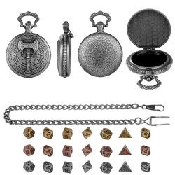 Metallene Taschenuhr Box...