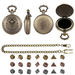 Metallische Taschenuhr Box...