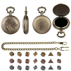 Metallene Taschenuhr Box...