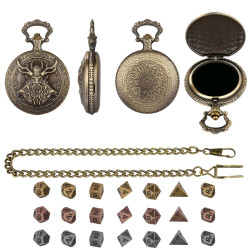 Metallene Taschenuhr Box...