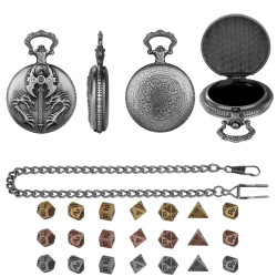 Metallene Taschenuhr Box...