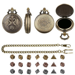 Metallene Taschenuhr Box...