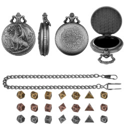 Metallene Taschenuhr Box...