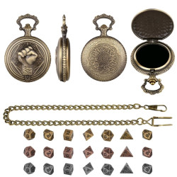 Metallene Taschenuhr...