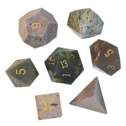 RPG Würfel Achat Indien Set...